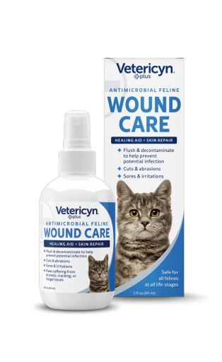 Vetericyn Plus Cat Wound Care Spray  3-ounce