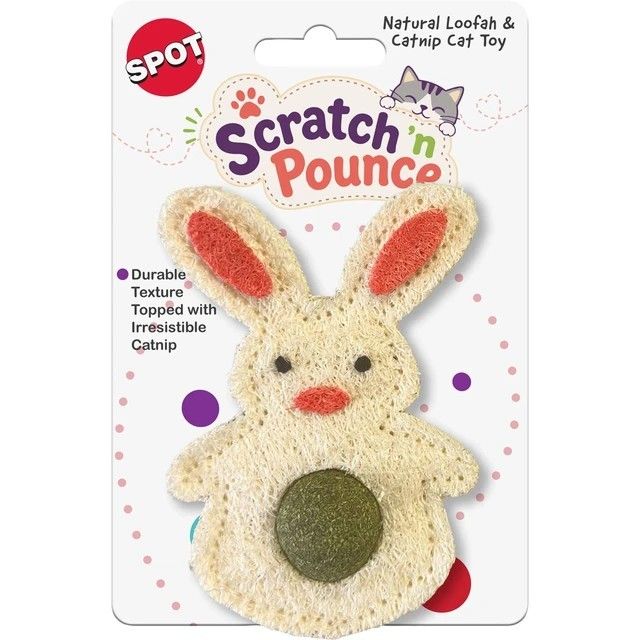 Spot Scratch and Pounce Catnip and Loofah, Type: Rabbit