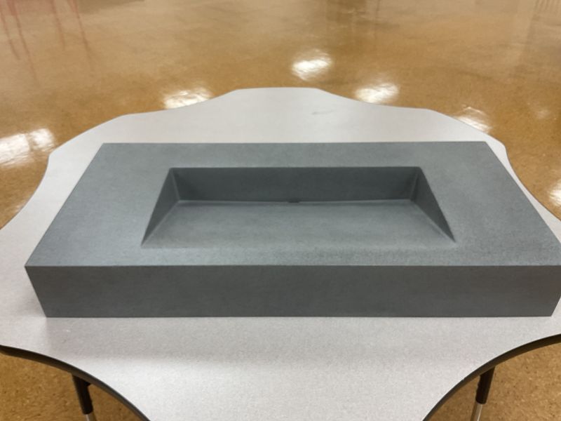 Ramp sink