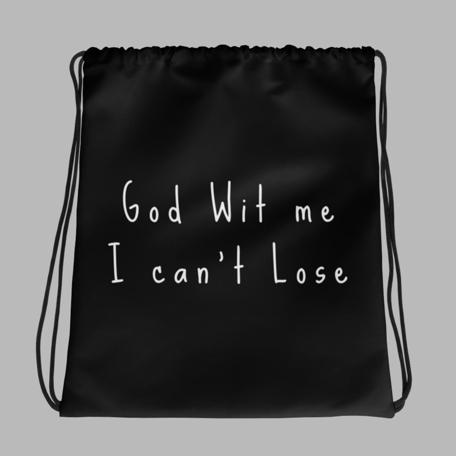 Unstoppable Faith Drawstring bag