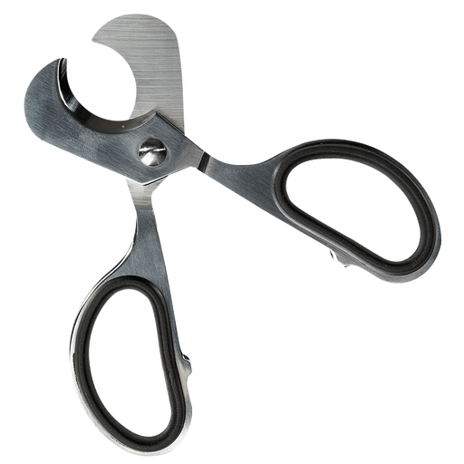 Rubberized Steel Cigar Scissors Stainless Steel