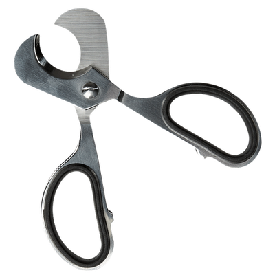 Rubberized Steel Cigar Scissors Stainless Steel