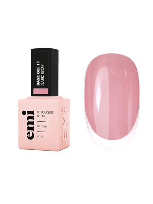E.MiLac Base Gel #11 Dark Rose 9ml/15ml