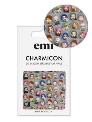 Charmicon 3D Silicone Stickers #203 Emoji