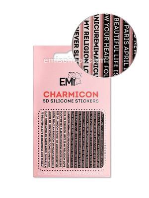 Charmicon 3D Silicone Stickers #094 Words
