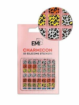 Charmicon 3D Silicone Stickers #130 Zebra