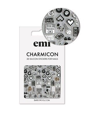 Charmicon 3D Silicone Stickers #188 Game Over