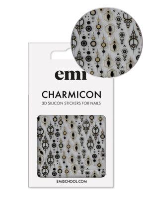 Charmicon 3D Silicone Stickers #214 Fancy Patterns