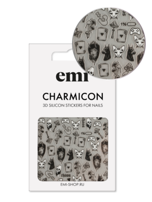 Charmicon 3D Silicone Stickers #220 Chaos