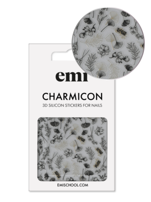 Charmicon 3D Silicone Stickers #212 Floristics