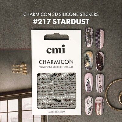 Charmicon 3D Silicone Stickers #217 Stardust