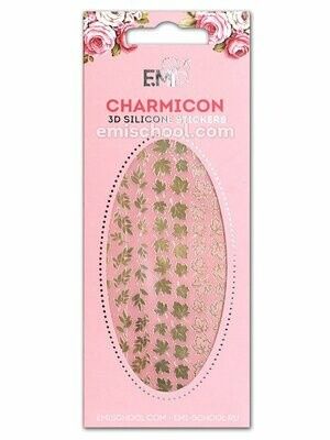 Charmicon 3D Silicone Stickers #065 Leaves Gold