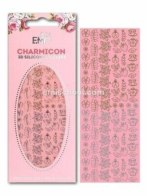 Charmicon 3D Silicone Stickers Jewelry Silver #5