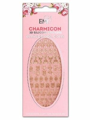 Charmicon 3D Silicone Stickers #074 Animals. Graphics