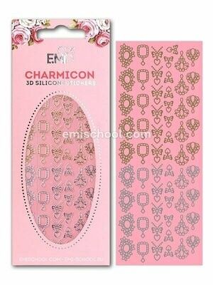 Charmicon 3D Silicone Stickers Jewelry Gold/Silver #4