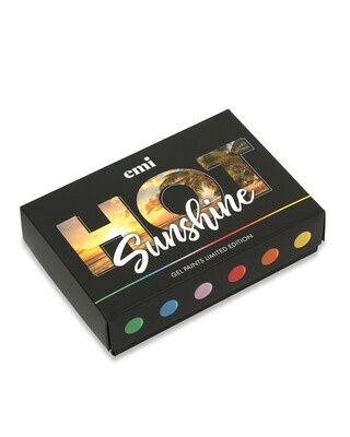 Gel Paint Set Hot Sunshine 5ml