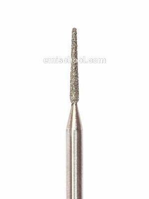 Rotary File - Needle Cone Shaped Diamond Coated, 1.4mm Abrasiveness