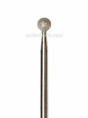 Rotary File - Ball Shaped Diamond Coated , 4mm, Fine Abrasivenes
