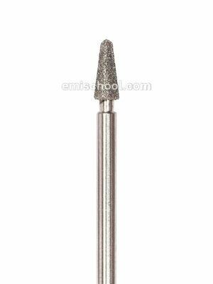 Rotary File - Rounded Cone Shape Diamond Coated, 3mm, Medium Abrasiveness