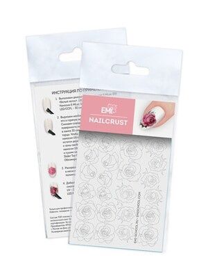 NAILCRUST Pattern Slider #49 Roses