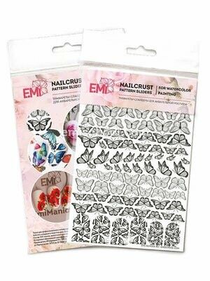 NAILCRUST Pattern Slider #34 Butterflies