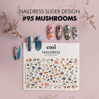 Naildress Slider Design #095 Mushrooms
