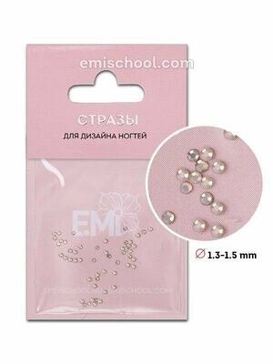 Rhinestones White Opal #3, 50 pcs
