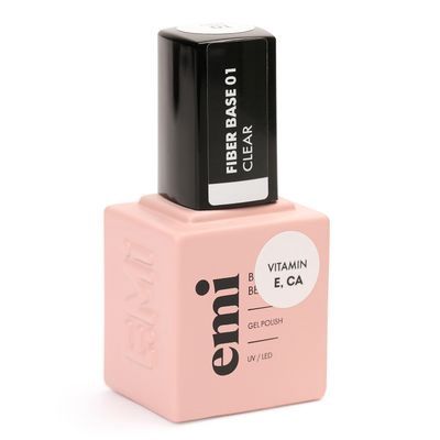 E.MiLac Fiber Base Gel #1 Clear 9/15/100ml, Size: 15ml
