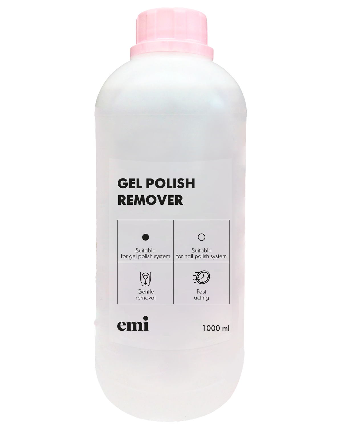 Gel Polish Remover, 200/1000 ml., Size: 1000ml
