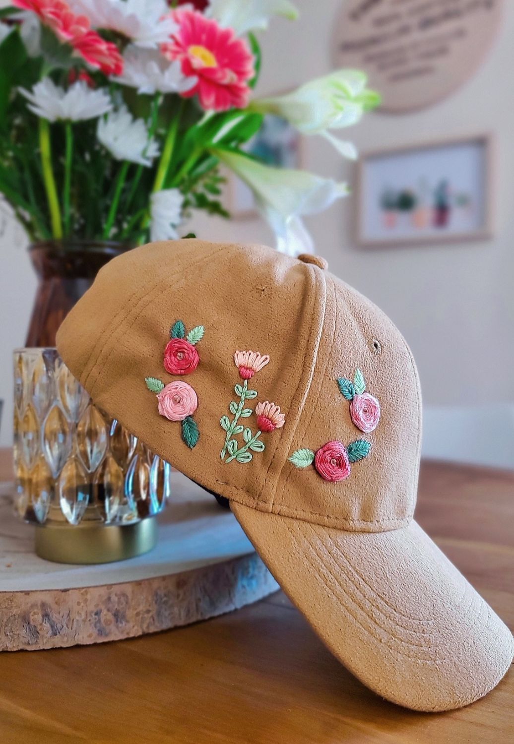 Casquette brodée