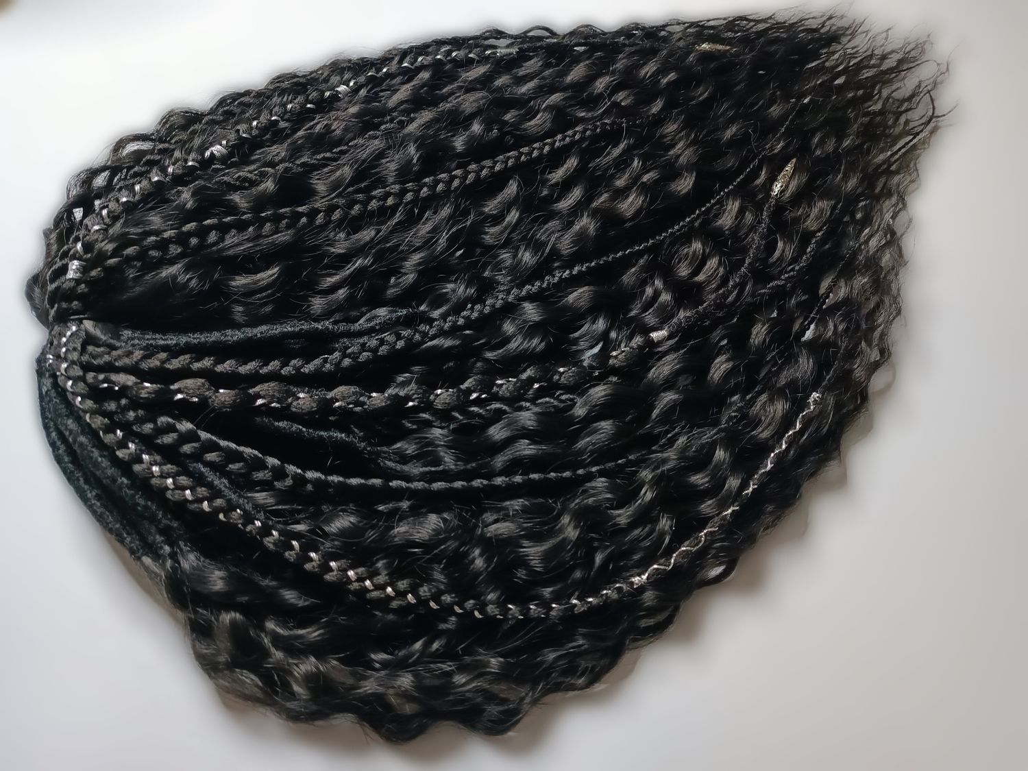 Ariel curls with braids