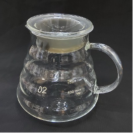 Glass coffee pot 600ml