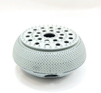 Cast iron tea pot warmer Gray  Green