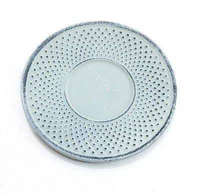 ​Cast iron cup saucer Gray Green
