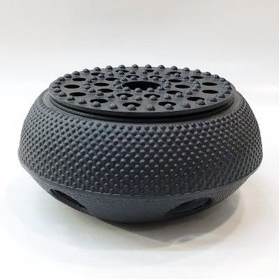 Cast iron tea pot warmer Black