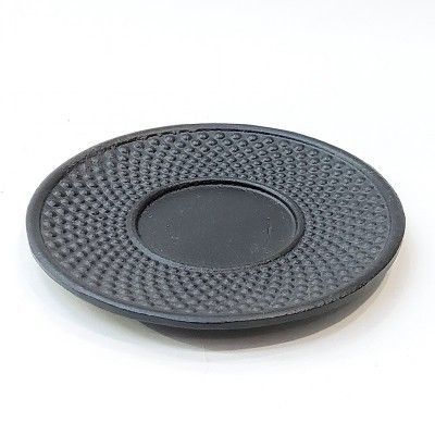 Cast iron cup saucer Black
