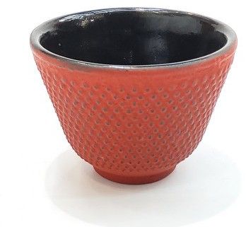 Cast iron cup 60ml Red