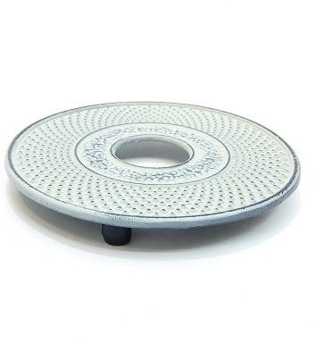 ​Cast iron tea pot stand Gray Green