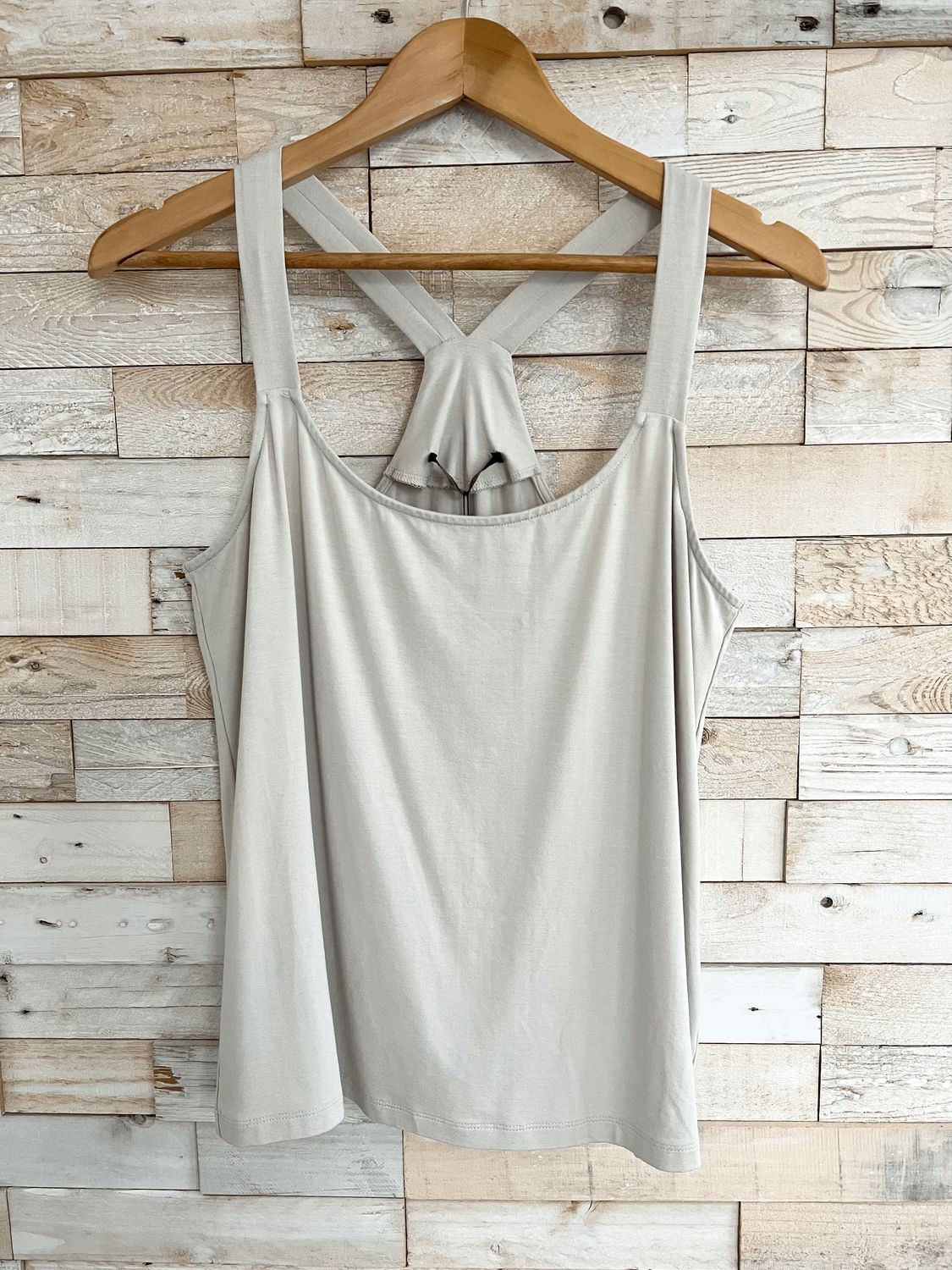 Elsewhere top grijs/beige, maat M