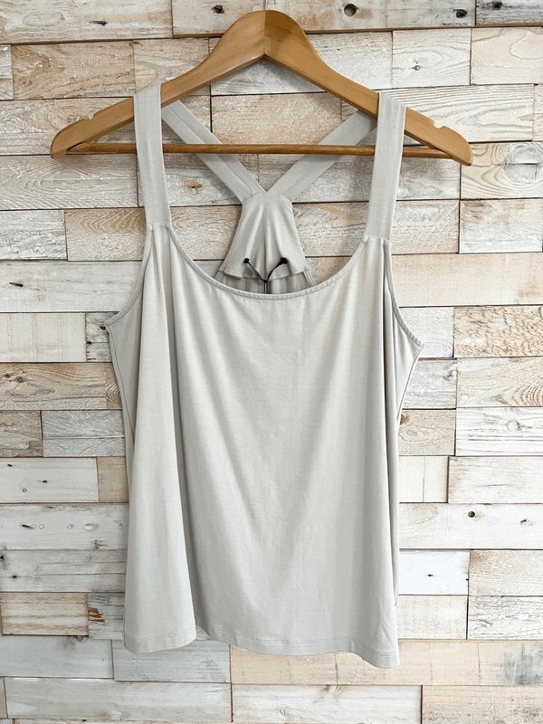 Elsewhere top grijs/beige, maat M