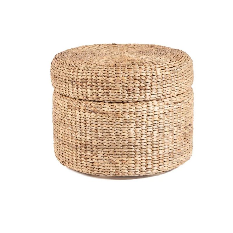 Bazar Bizar De Circle Opbergpoef - Naturel