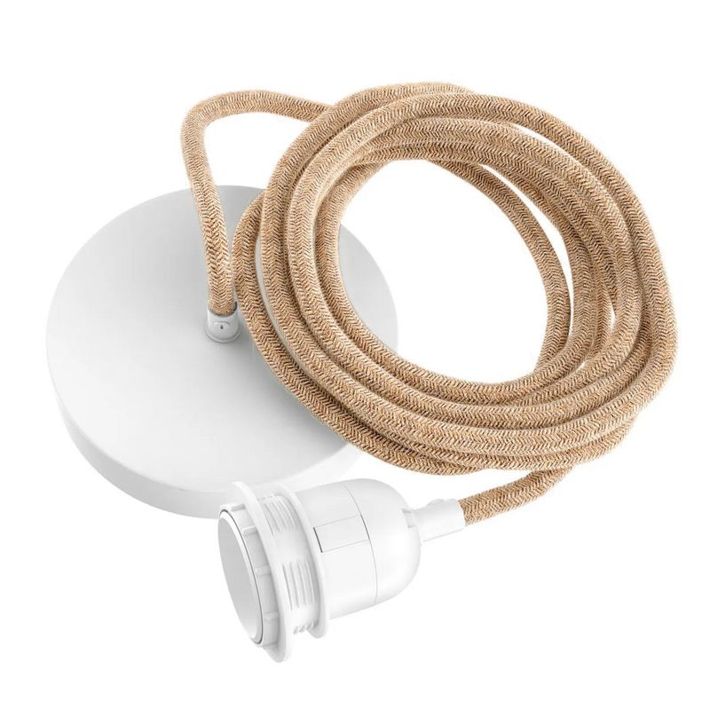 Bazar Bizar Fitting Lampen Plafond - Naturel Wit - 1 Fitting