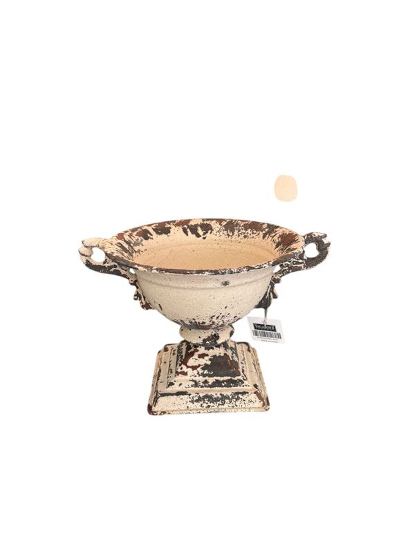 Double Handle Distressed Farmhouse Bowl