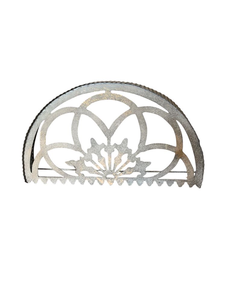 Galvanized Metal Throw/Towel Rack