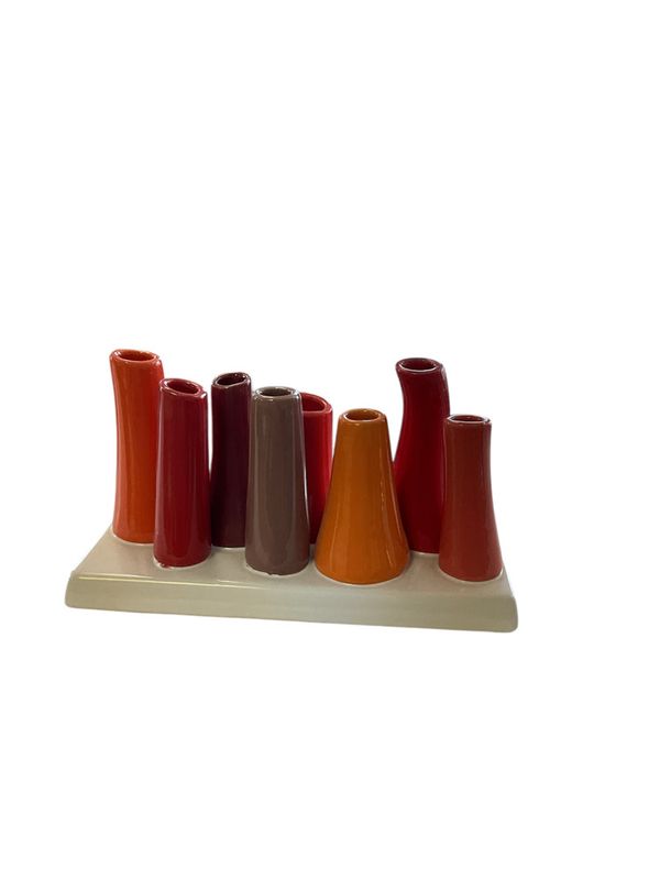 Multi-Colored Bud Vase