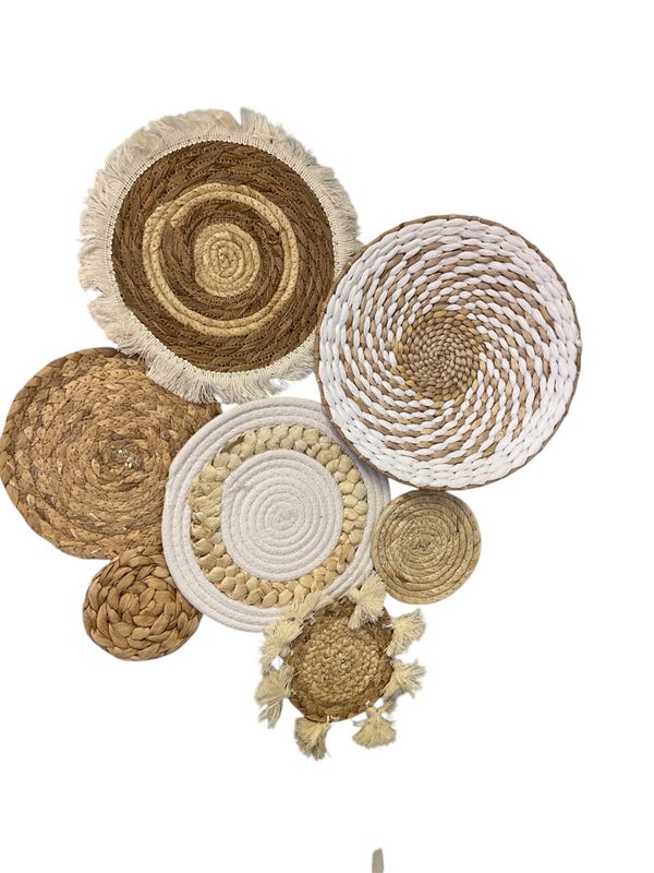 Small Natural Wicker Wall Decor