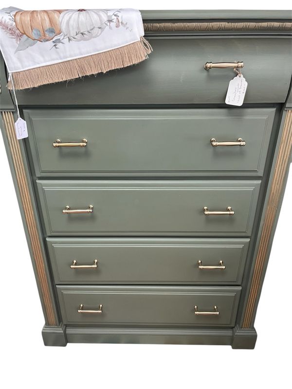 Seafoam Art Deco Chest