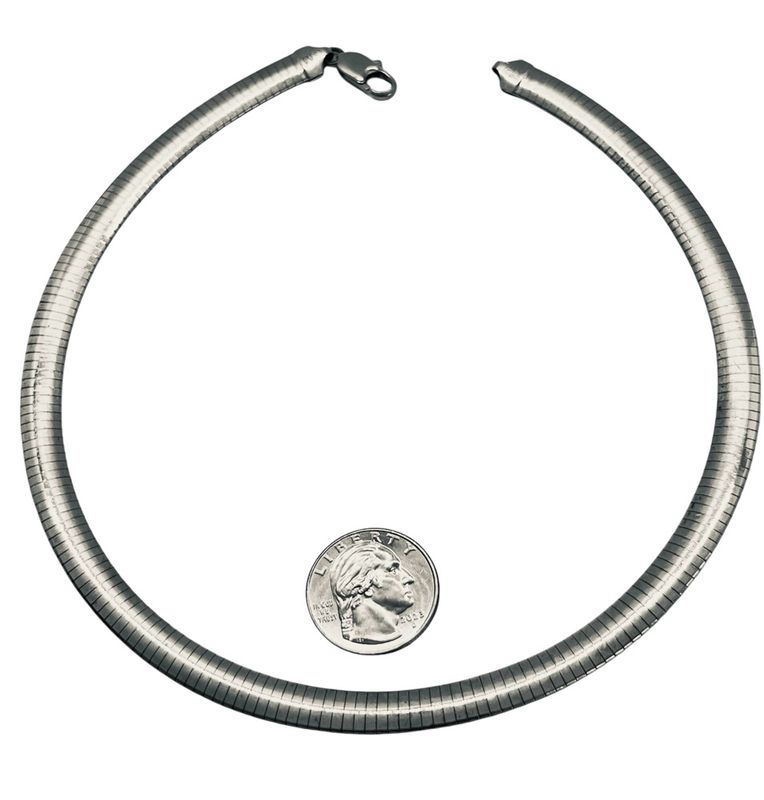 8” Sterling Silver Choker Chain