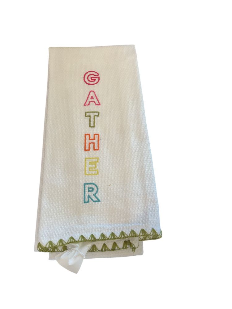 "Gather" Tea Towel