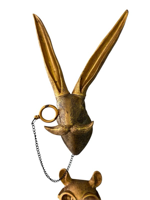 Hanging Rabbit With Eye Glass